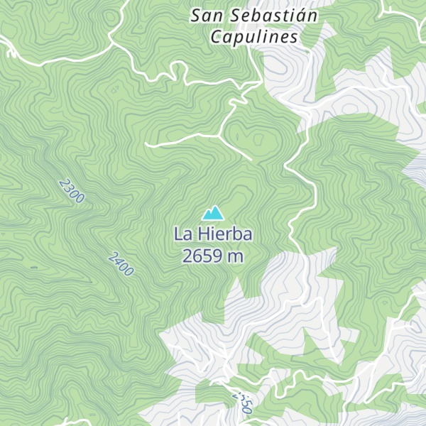 Map of La Hierba