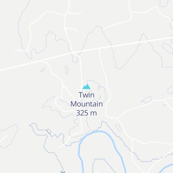 Map of Twin Mountain