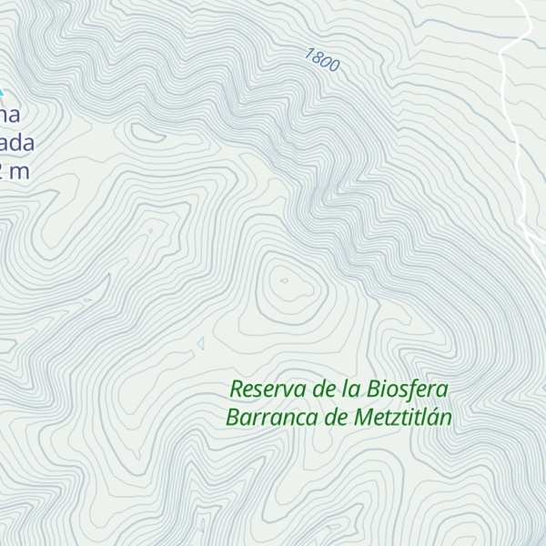 Map of Cerro Boludo