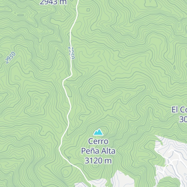 Map of Peña Larga