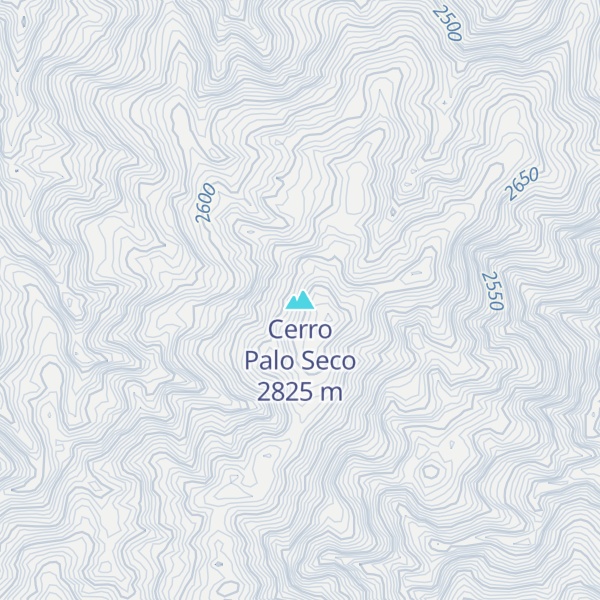 Map of Cerro Palo Seco
