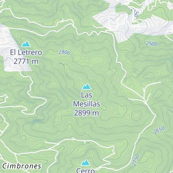 Map of Las Mesillas