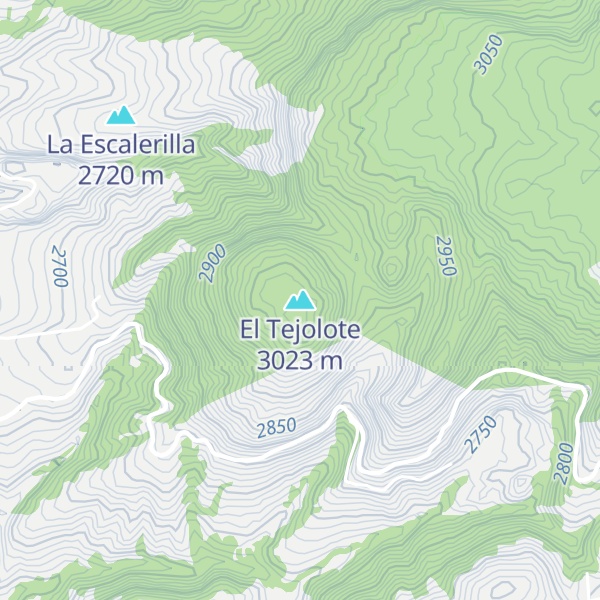 Map of El Tejolote