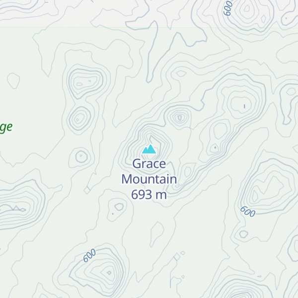Map of Grace Mountain