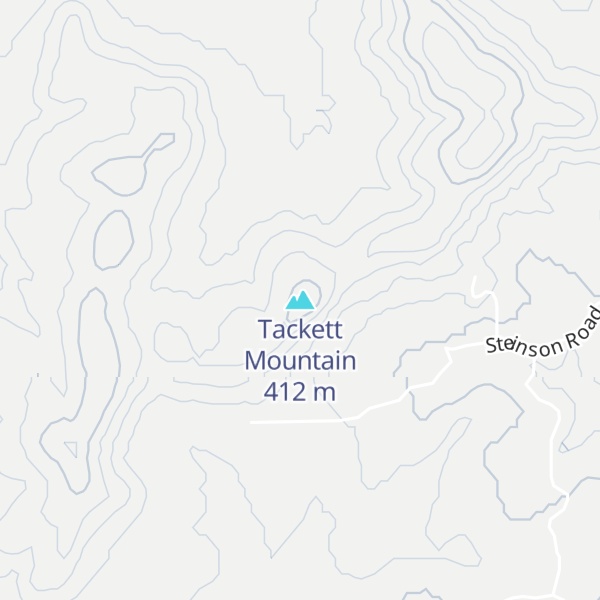 Map of Tackett Mountain
