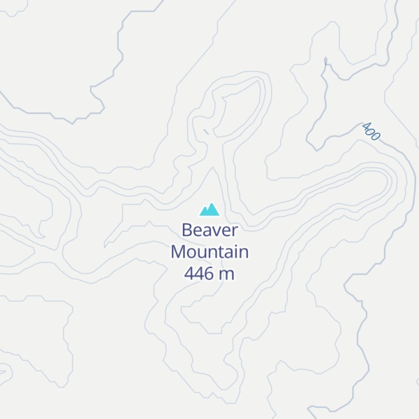 Map of Beaver Mountain