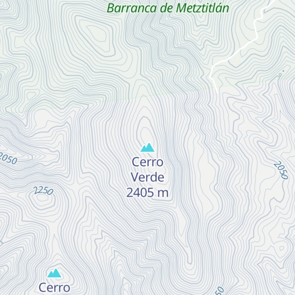 Map of Cerro Verde