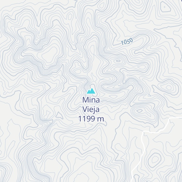 Map of Mina Vieja