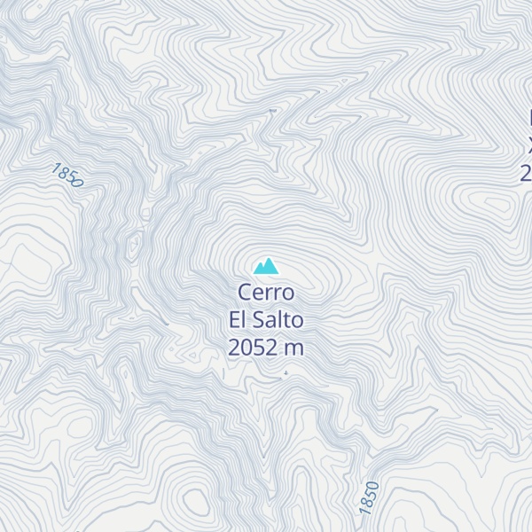 Map of Cerro El Salto