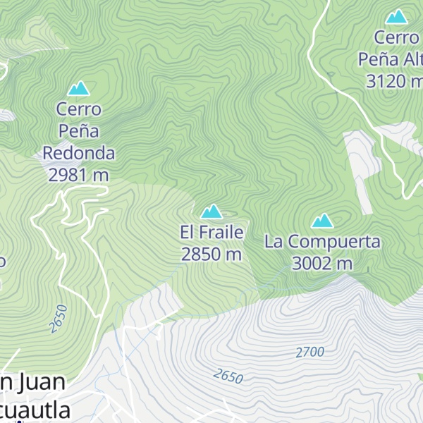 Map of El Fraile