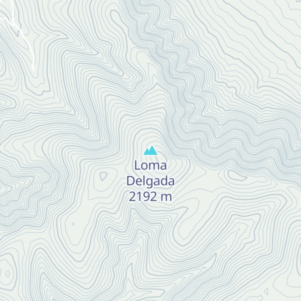 Map of Loma Delgada