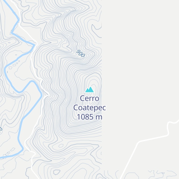 Map of Cerro Coatepec