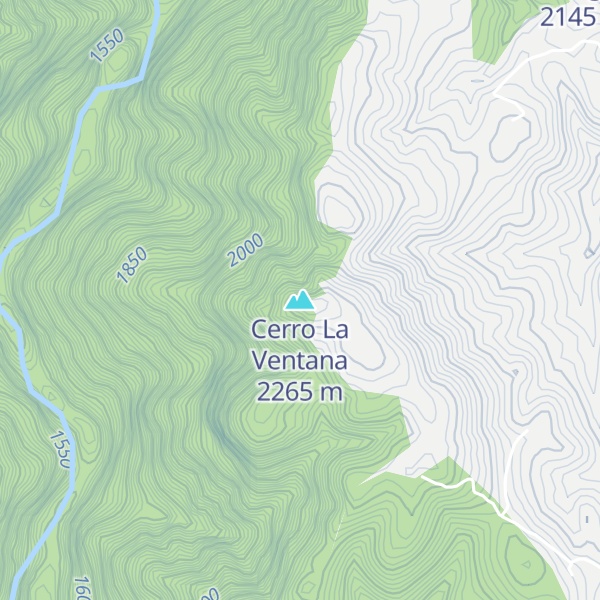 Map of Cerro La Ventana