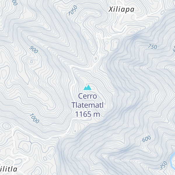 Map of Cerro Tlatematl