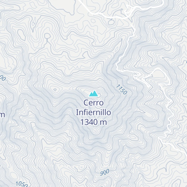 Map of Cerro Infiernillo