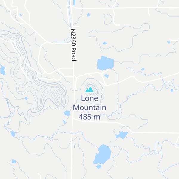Map of Lone Mountain