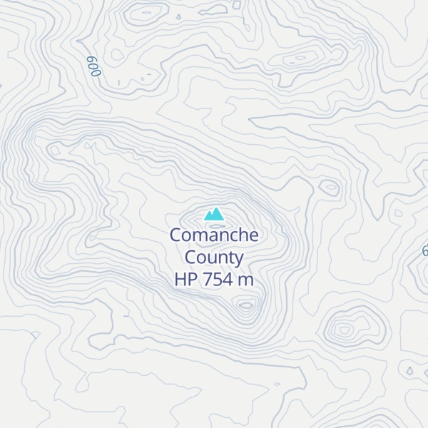 Map of Comanche County HP