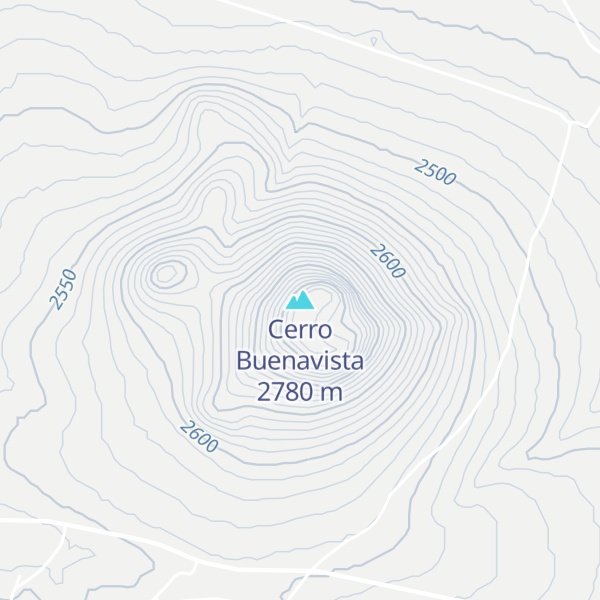 Map of Cerro Buenavista