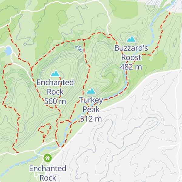 Map of Turkey Peak
