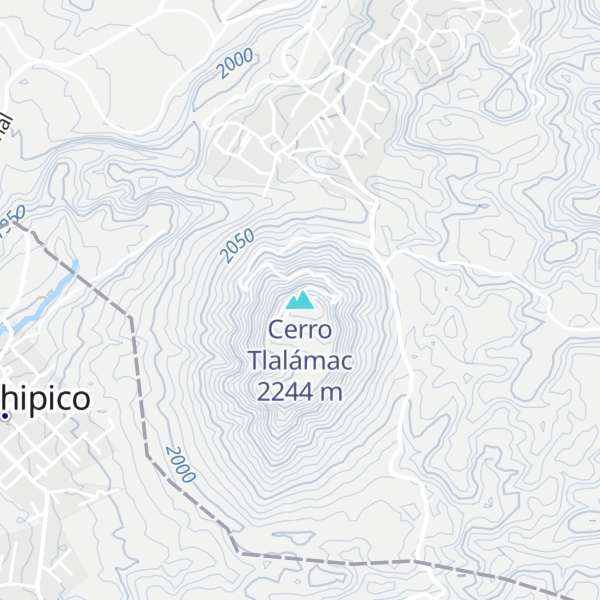 Map of Cerro Tlalámac