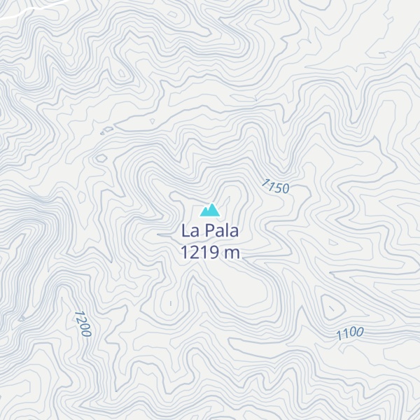Map of La Pala