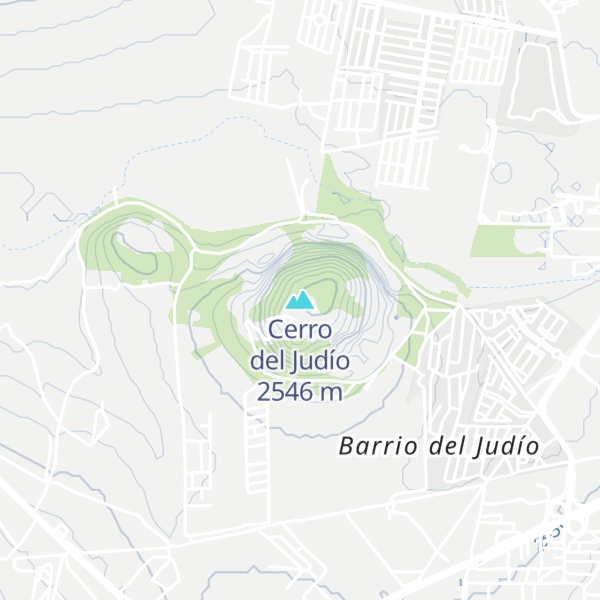 Map of Cerro del Judío