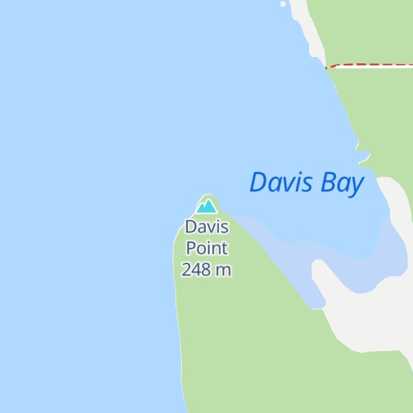 Map of Davis Point
