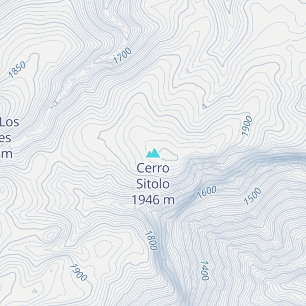 Map of Cerro Sitolo