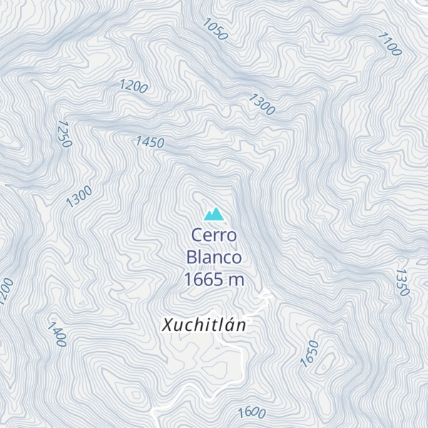 Map of Cerro Blanco