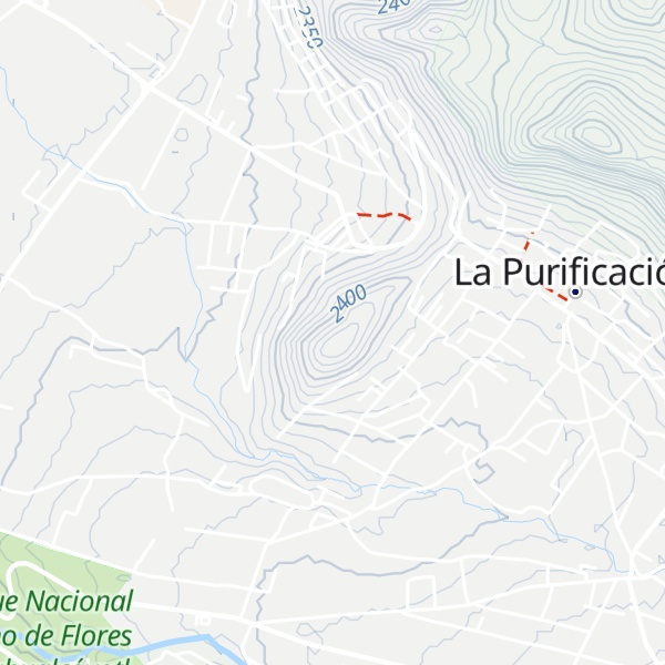 Map of Cerro Soltepec