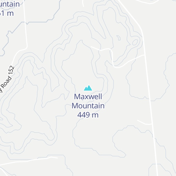 Map of Maxwell Mountain