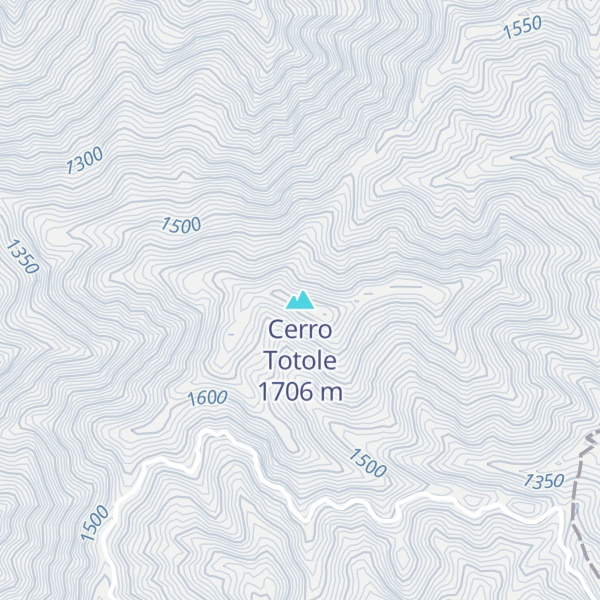 Map of Cerro Totole