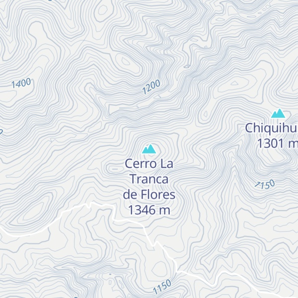 Map of Cerro La Tranca de Flores