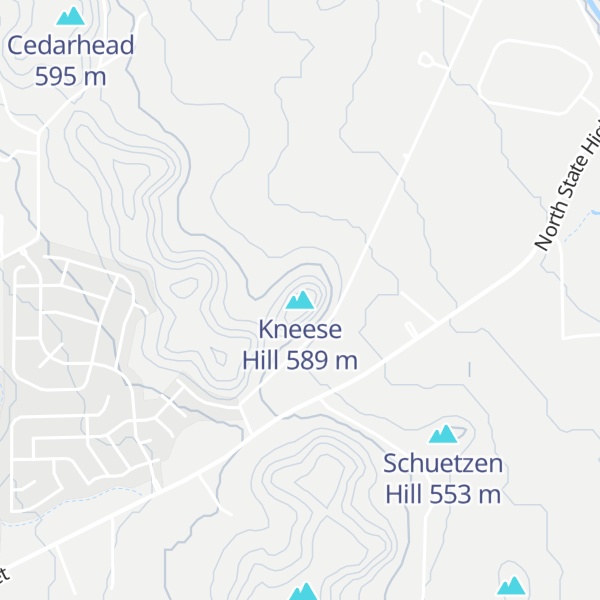 Map of Kneese Hill