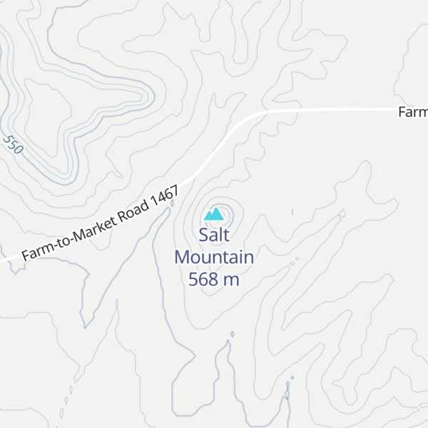 Map of Salt Mountain