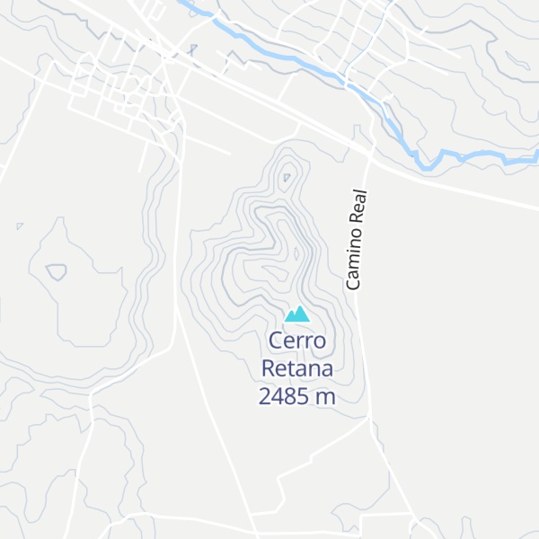Map of Cerro Coxtocal