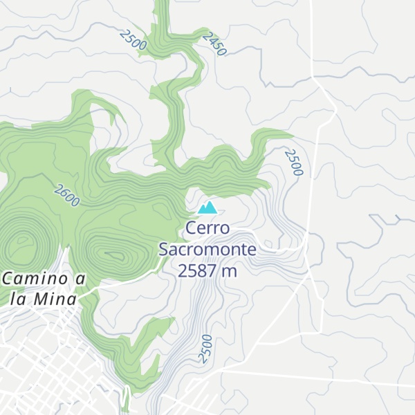 Map of Cerro Sacromonte