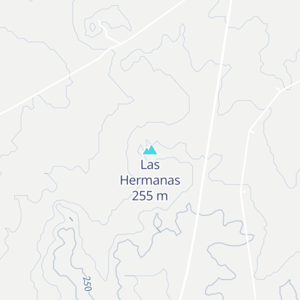 Map of Las Hermanas