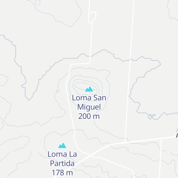 Map of Loma San Miguel