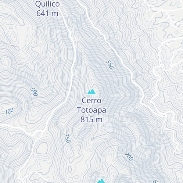 Map of Cerro Totoapa