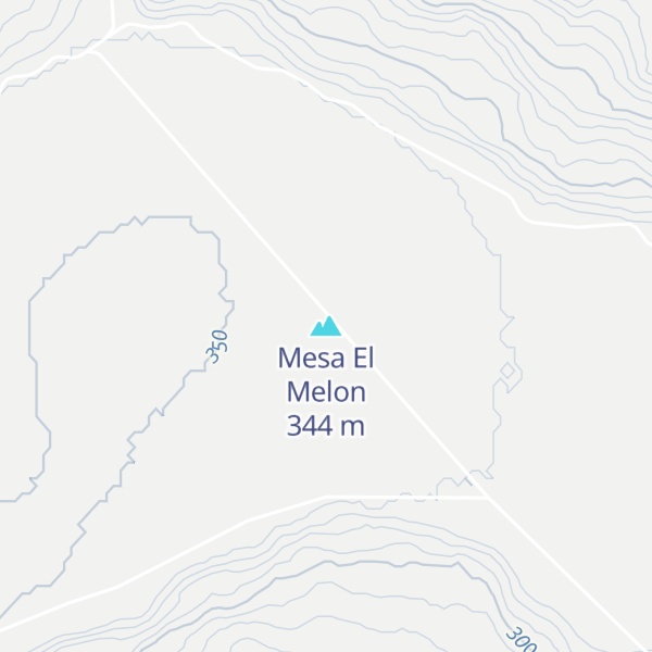 Map of Mesa El Melon