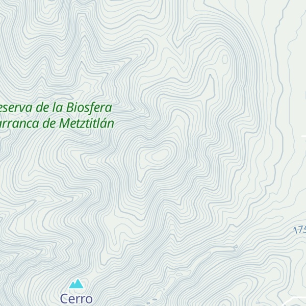 Map of Cerro Grande