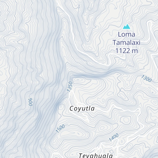 Map of Cerro Acatlaxi