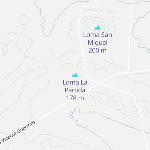 Map of Loma La Partida
