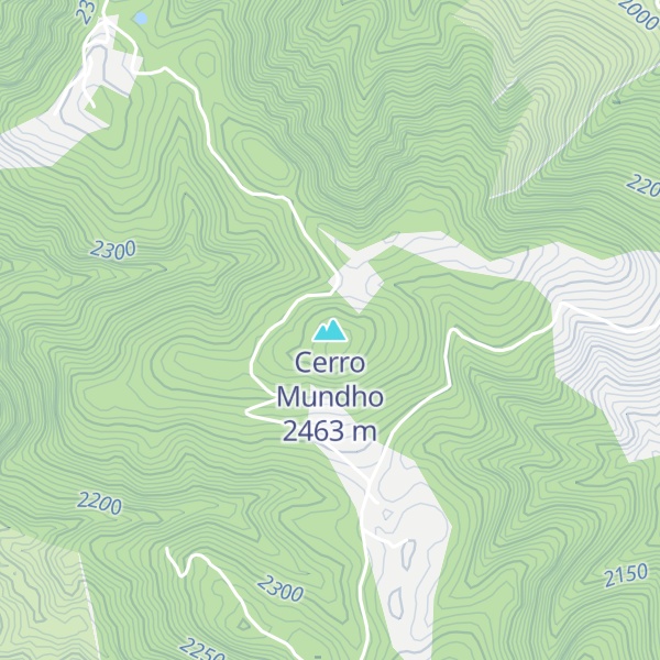 Map of Cerro Mundho