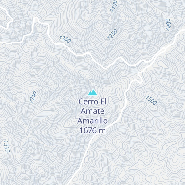Map of Cerro El Amate Amarillo