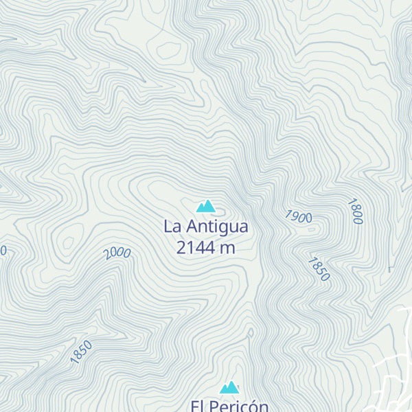 Map of La Antigua