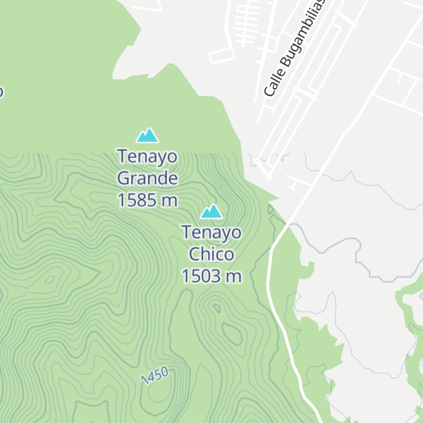 Map of Tenayo Chico