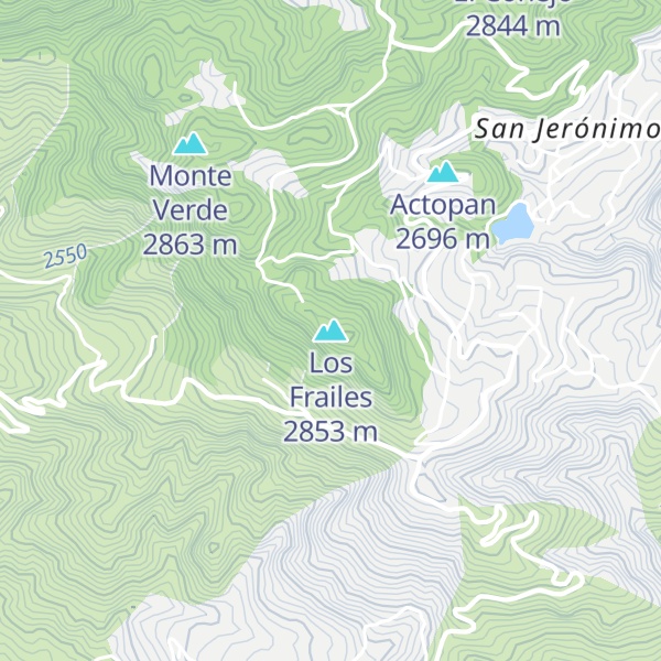Map of Los Frailes