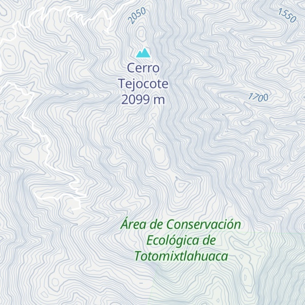 Map of Cerro Piedra Larga